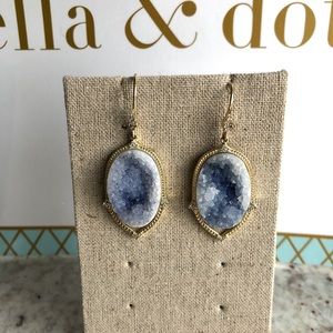 Stella & Dot Gemstone Drop Earrings